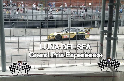 Yellow race car in the Luna Del Sea Grand Prix album.