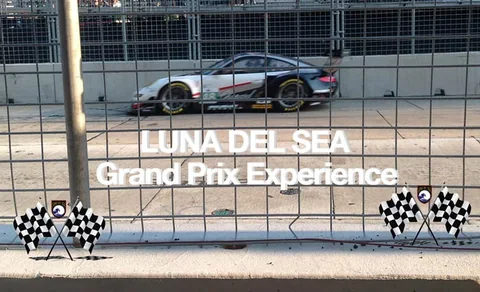 Blue and black race car in the Luna Del Sea Grand Prix album.